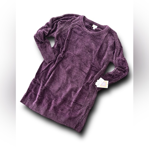 NWT - LuLaRoe Chenille Lauren Sweater Dress - Picture 1 of 6